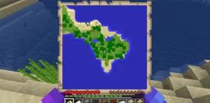 Peta di Minecraft. (Sumber: Alphr)