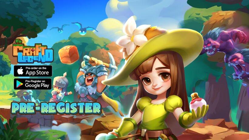 Craft Legend tahap pre-registrasi