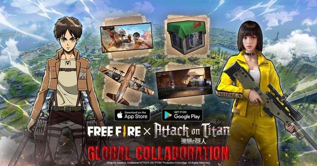 Kolaborasi Lagi! Dapatkan Kostum Wing of Freedom Lewat Event Free Fire x Attack on Titan!