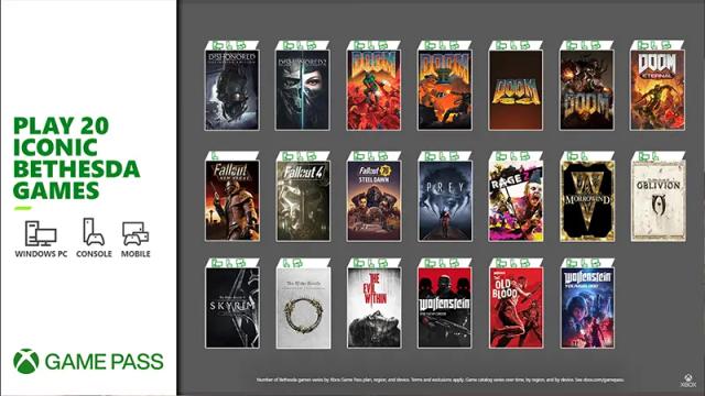 Gim Bethesda di Xbox Game Pass - Xbox