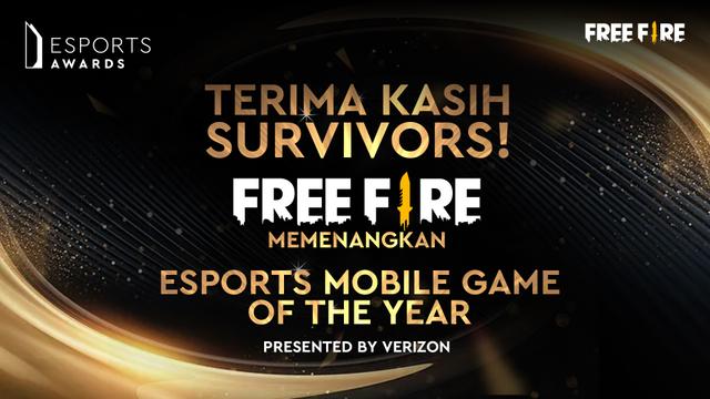 Raih Penghargaan Esports Mobile Game of the Year Keduanya, Free Fire Bagi-bagi Kode Redeem!