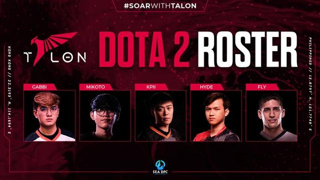 2 Pemain Pro Dota 2 Indonesia, Mikoto dan Hyde, Bergabung dengan Talon Esports Bersama Tal Fly Alzik