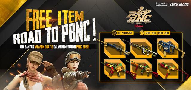 Jelang Grand Final PBNC 2021, Point Blank Bagi-bagi Item Gratis Bagi Para Troopers!