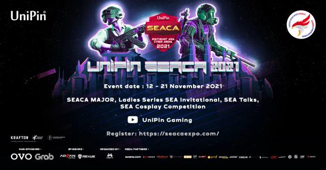 UniPin SEACA Kembali Jadi Ajang Pertempuran Tim Esports Asia Tenggara Di November Ini!