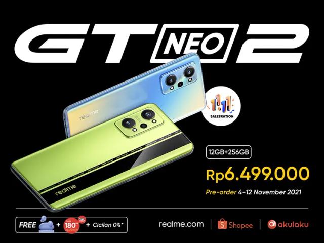 Digadang Sebagai Most Disrupting 5G Flagship Killer, Pre-Order realme GT Neo2 Dimulai 4 November Besok