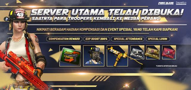 Server Point Blank Sudah Dibuka Kembali, Para Pemain Dapat Kompensasi Berbagai Item Gratis!