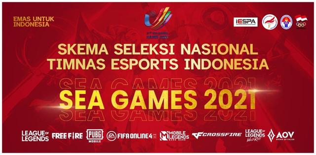 Ini Dia Detail Skema Seleksi Timnas Indonesia Untuk Cabor Esports di SEA Games Vietnam 2021