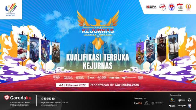 Pendafataran Kualifikasi Terbuka Kejurnas Esports Indonesia Telah Dibuka! Yuk Daftar!