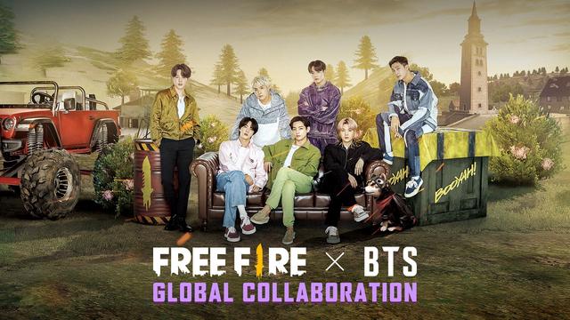 BTS Kini Jadi Global Brand Ambassador Resmi dari Garena Free Fire