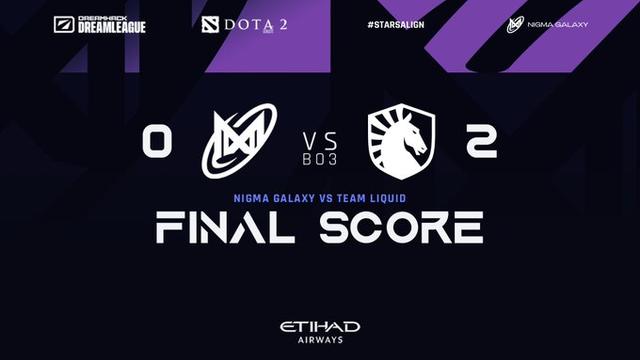 Kalah dari Team Liquid, Nigma Galaxy Terdegradasi ke Divisi II dari Liga DPC Eropa Barat