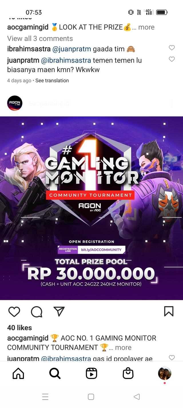 Ikuti AOC No. 1 Gaming Monitor Community Tournament, Turney Valorant Khusus Amatir