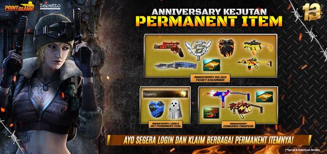 Rayakan Anniversary ke-13, Point Blank Bagi-bagi Hadiah!