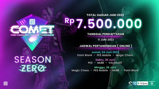 YODU COMET Tantang Kamu Raih Total Rp 90 Juta Lewat Kompetisi Esports