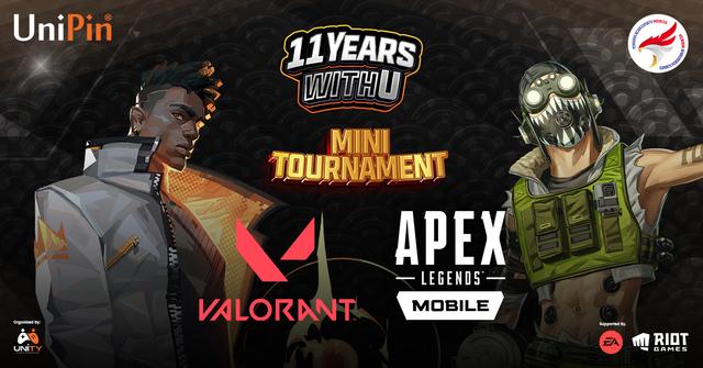 UniPin Gelar Turnamen Valorant Pertamanya Bersamaan dengan Turnamen Apex Legends Mobile Pertama di Asia Tenggara