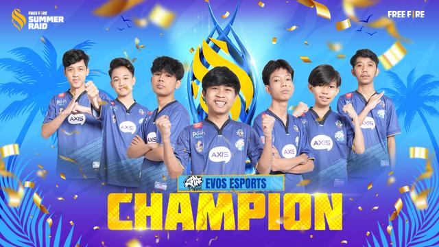 EVOS Esports dan VOID Esports Jadi Juara Baru di Free FIre Summer Raid 2022