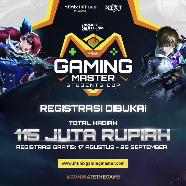 Infinix Gaming Master 2022, Turnamen eSports Kolaborasi Infinix dan Moonton Akan Segera Digelar di Indonesia