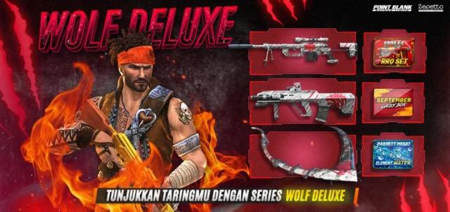 Tampil Makin Sangar dengan Wolf Deluxe Series, Koleksi Senjata Terbaru Point Blank
