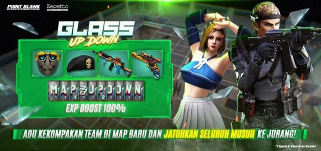 Main Glass Mode di Point Blank Lebih Menantang Dalam Map Baru Updown