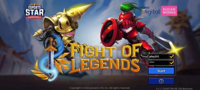 PT Esports Star Indonesia Siap Rilis Gim Terbarunya, Fight of Legends