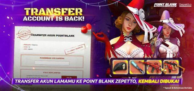 Kesempatan Transfer Akun PB Garena ke Zepetto Kembali Lagi! Gak Pake Ribet, Cukup Pakai ID