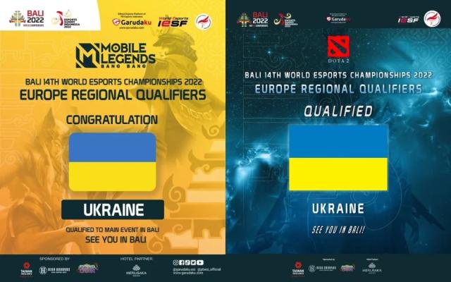 Ukraina Jadi Wakil Eropa di World Esports Championship Bali 2022 untuk Gim Dota 2 &amp; MLBB