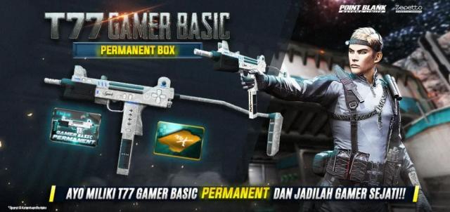 Point Blank Rilis Senjata Permanen Baru Bertema Gaming, T77 Gamer Basic!