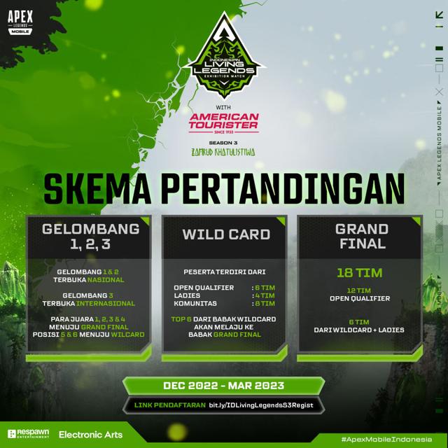 Apex Legends Mobile: Indonesia Living Legends Exhibition Match S3 Siap Digelar Dengan Format Baru!