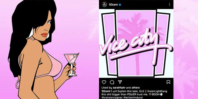 Unggah Gambar Vice City, 50 Cent Terlibat Proyek GTA?