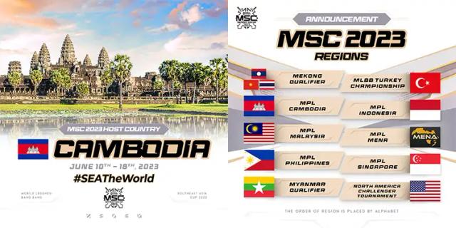 Moonton Resmi Umumkan Kamboja Tuan Rumah MSC 2023