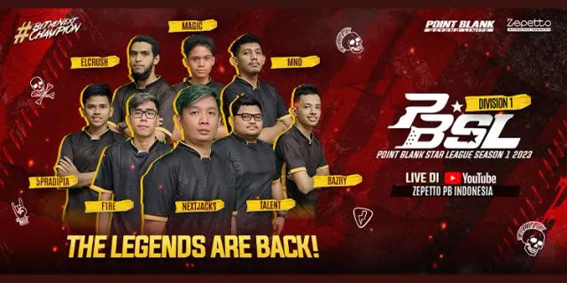 Para Legenda Point Blank Comeback di Ajang PBSL Divisi 1 Season 1 2023