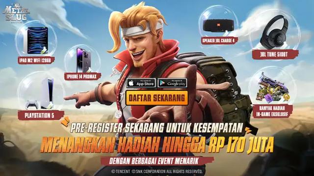 Pre-Register Metal Slug: Awakening Telah Dibuka, Marco CS Menanti