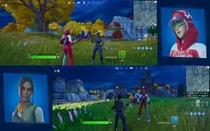 Mode split screen Fortnite di Xbox dan PlayStation