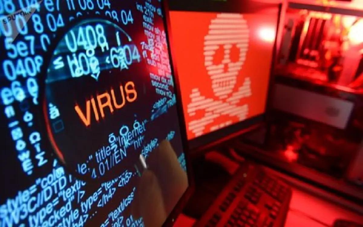 Ilustrasi komputer atau PC yang terjangkit virus (Sumber: pinterest.com)