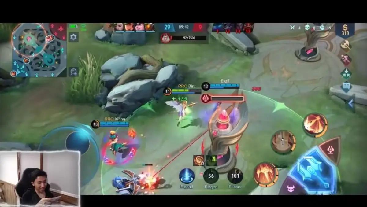 Ilustrasi, cara membuat hero di Mobile Legends tidak bisa mati. (FOTO: Tangkap Layar Youtube / RRQ Lemon)