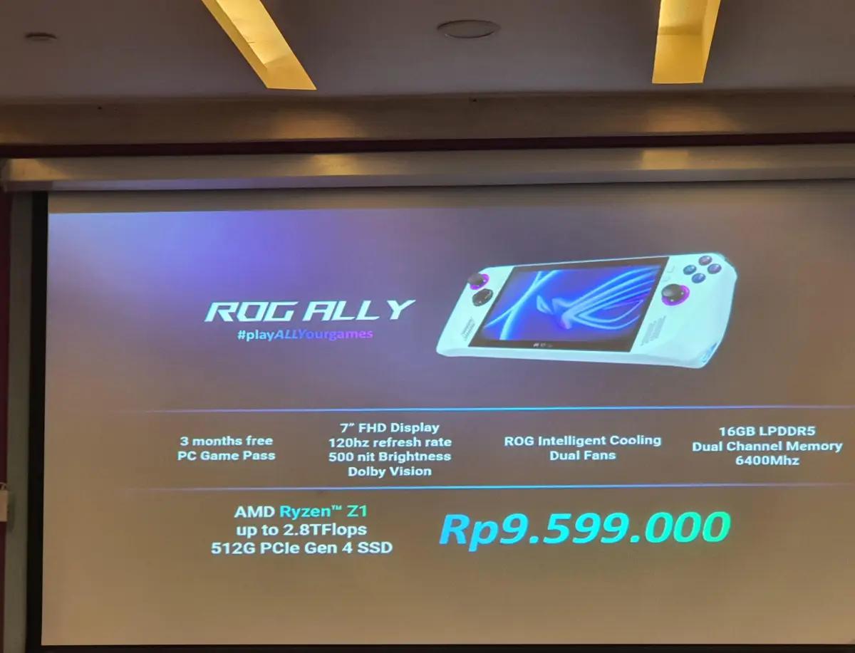 Asus ROG Ally Varian Terbaru Resmi Meluncur Dengan Harga Lebih Murah (FOTO: Indogamers.com/Icaa)