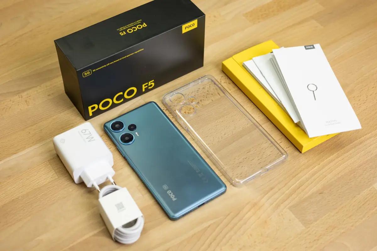 POCO F5, salah satu HP POCO dengan RAM 12GB yang memiliki harga murah. (Sumber: Phone Arena)