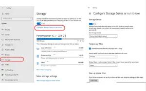 Ilustrasi cara mengosongkan recycle bin otomatis di Windows