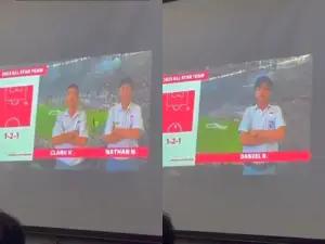 Presentasi ala game EA Sports FC 24. (Tangkapan layar: Twitter/@asupanmemevideo)
