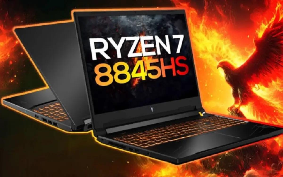 Laptop gaming pertama dengan prosesor AMD Ryzen 7 8845 HS, Acer Nitro V 16 (FOTO: videocardz.com)