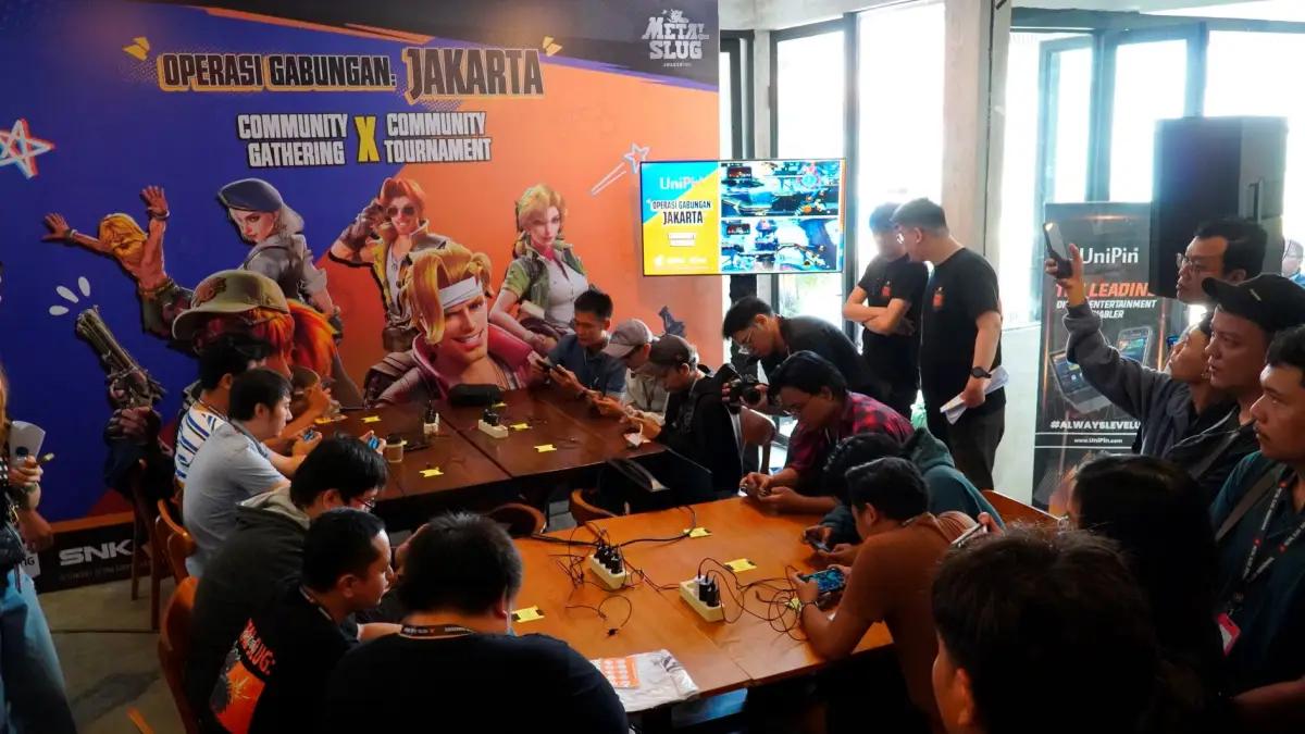 Gathering dan fun match komunitas Metal Slug: Awakening bertajuk Operasi Gabungan: Jakarta, di Dekhad Gandaria (FOTO: UniPin)