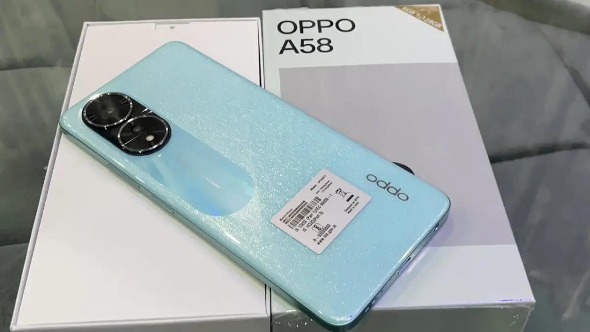 Handphone OPPO A58 (Sumber: Youtube/Unboxing India)