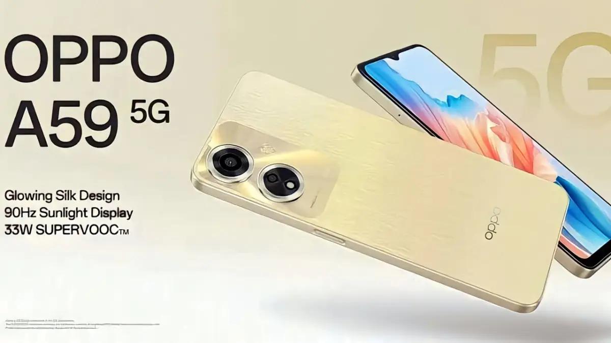 Oppo A59 5G. (Sumber: Oppo India)