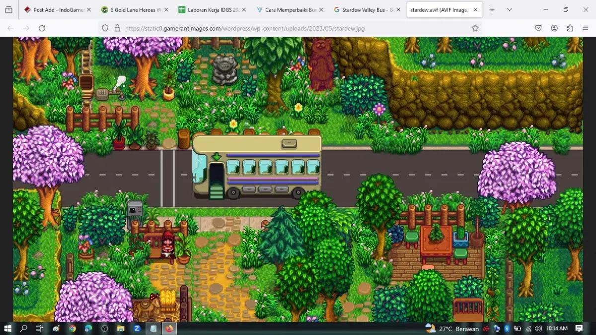 Bus di Stardew Valley (FOTO: GameRant.com)