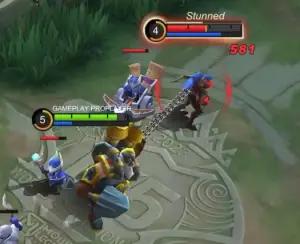 Gameplay Tank Franco Mobile Legends menggunakan CC (FOTO: YouTube/Gameplay Proplayer)