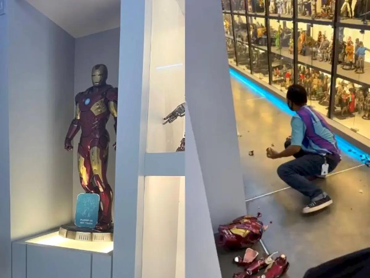 Action Figure Iron Man. (Sumber: Twitter.com/@voilajogja)