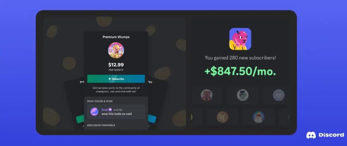 Cara monetisasi Discord. (Sumber: discord.com)