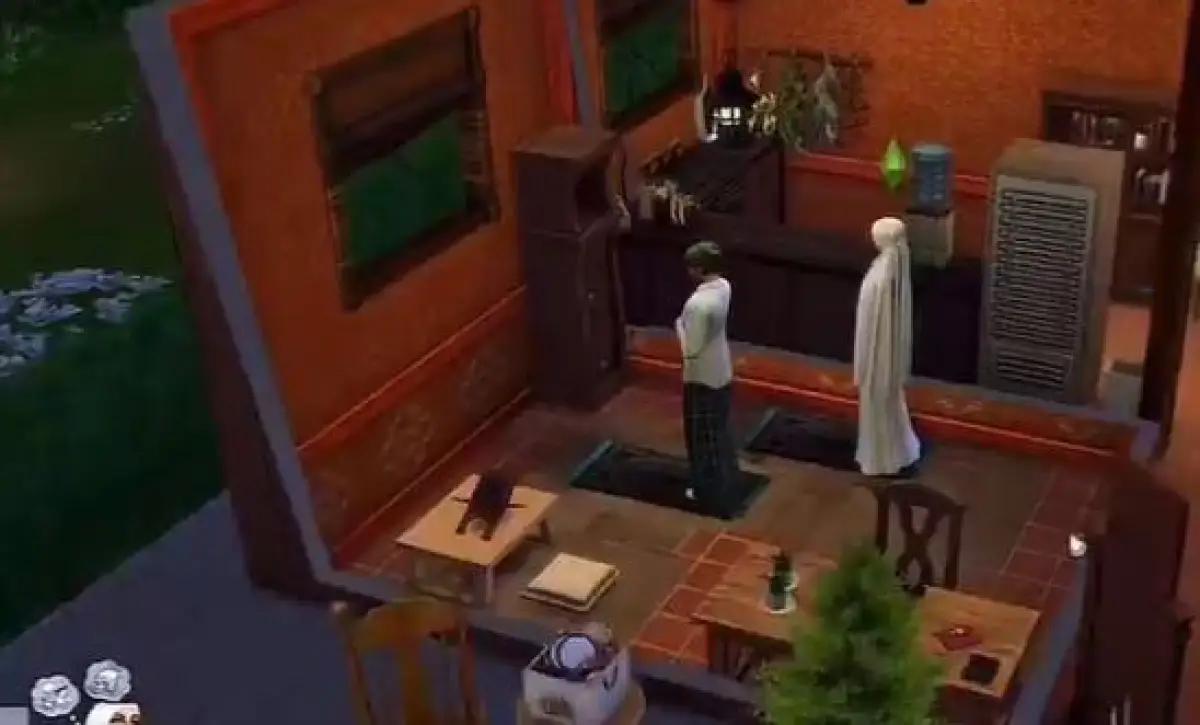 The Sims Sholat. (Sumber: Twitter.com/@taqzdn)