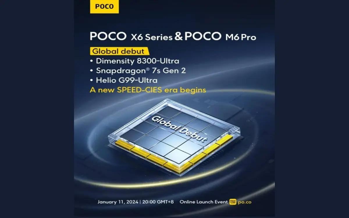 Poco X6 Pro 5G yang hadir dengan chipset MediaTek Dimensity 8300 Ultra (FOTO: Gizmochina)