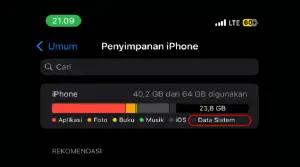 Ilustrasi penyimpanan iPhone (FOTO: Dok. Indogamers)