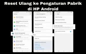 Reset ulang HP Android ke setelan pabrik (FOTO: Dok. Indogamers)